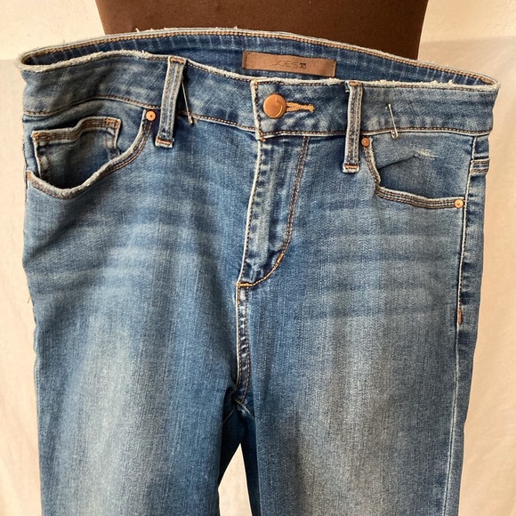 Joe's Jeans Denim - JOE'S Womens Icon Ankle Skinny Angled Frayed Hem Jeans Size 29 Ophelia Wash